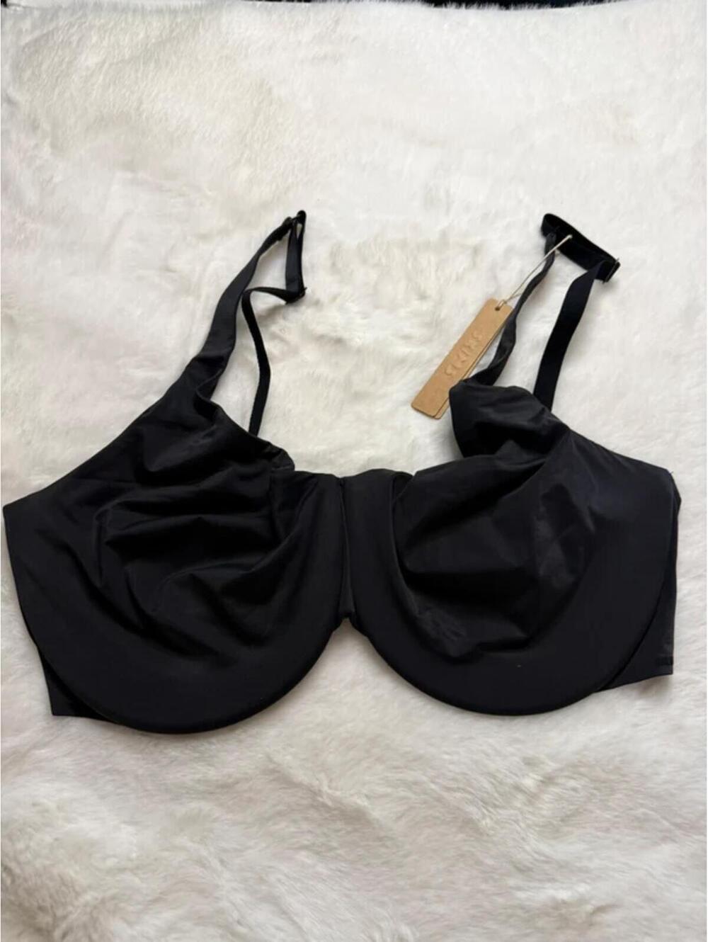 SKIMS Smoothing Intimates Minimizer Bra Onyx 40DDD/40F NWT
